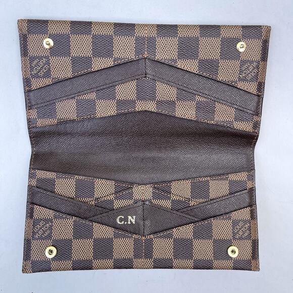 Louis Vuitton Origami Wallet Damier Ebene Long Brown - Picture 13 of 15